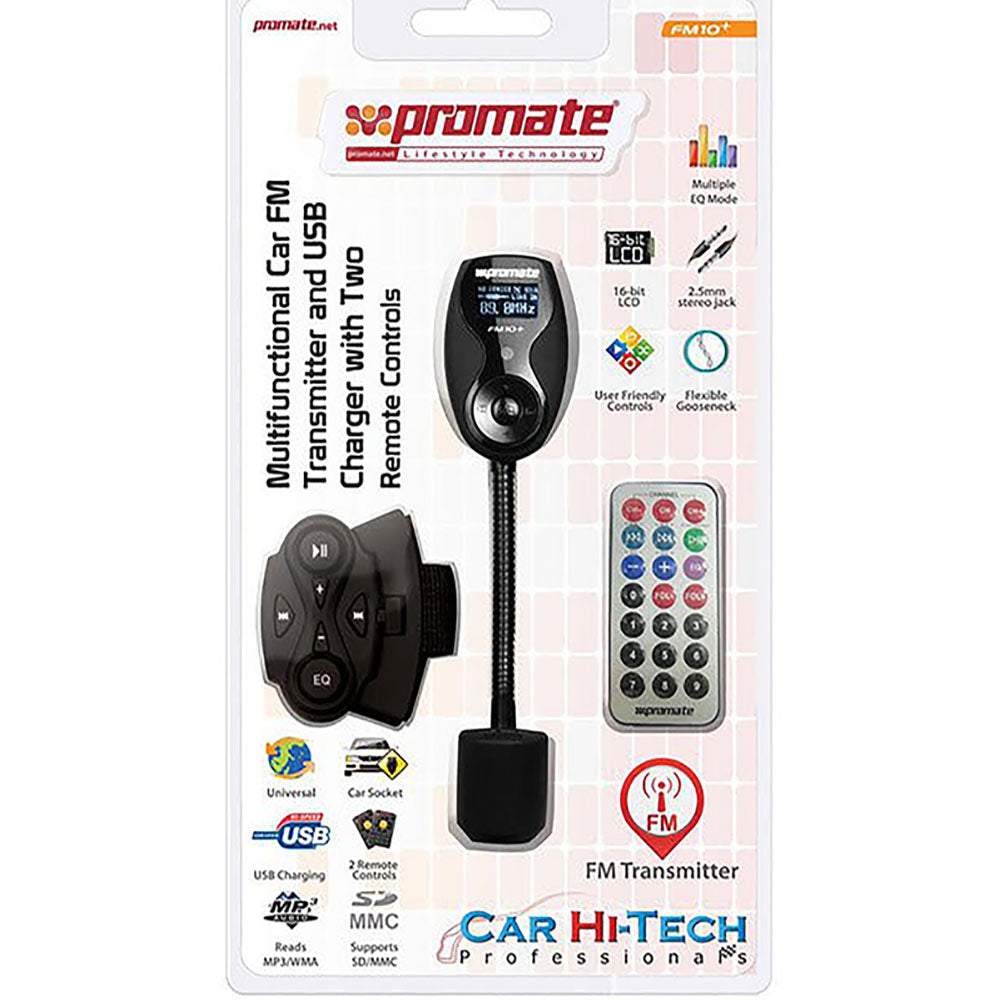 Promate Transmitter FM10+ (4617130868836) Promate Transmitter FM10+ (4617130868836)